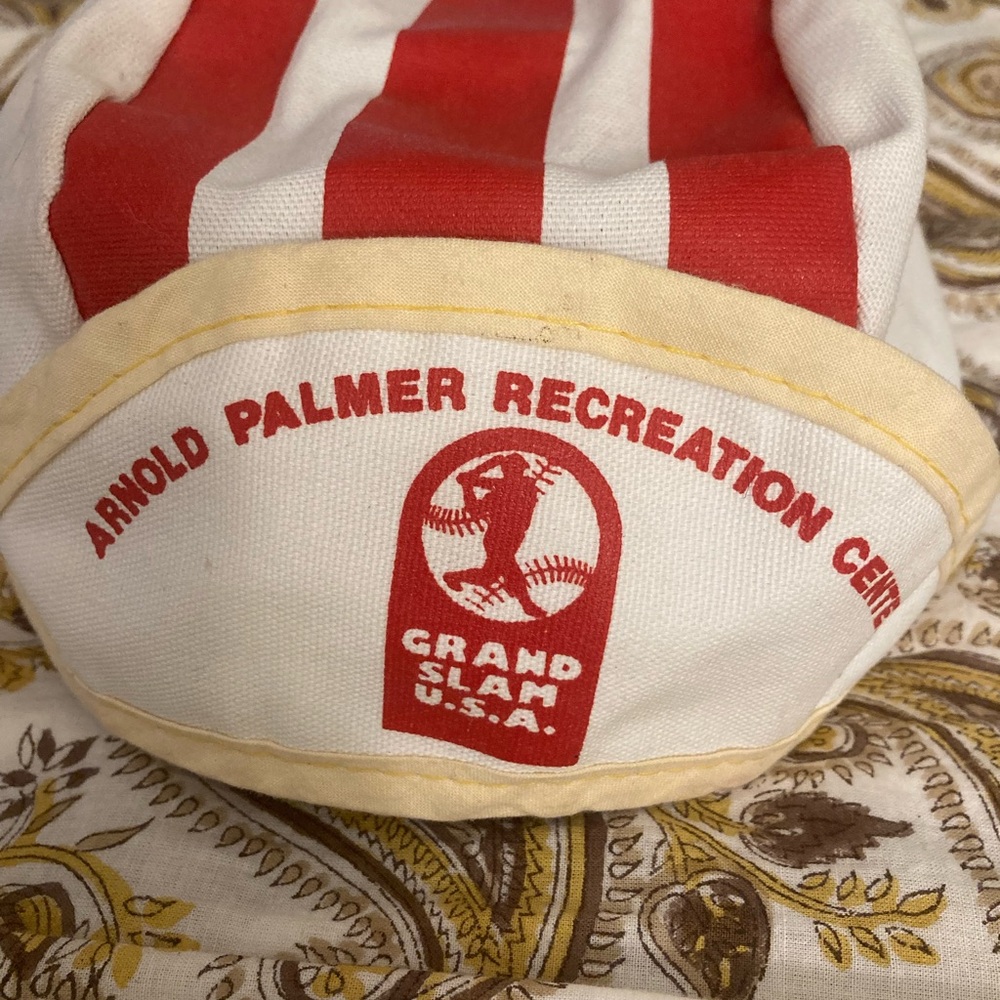 Vintage ARNOLD PALMER RECREATION CENTER ‘Grand Slam USA’ Canvas Baseball Cap